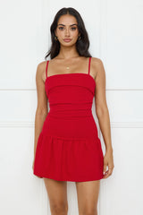 French Girl Standard Mini Dress Red