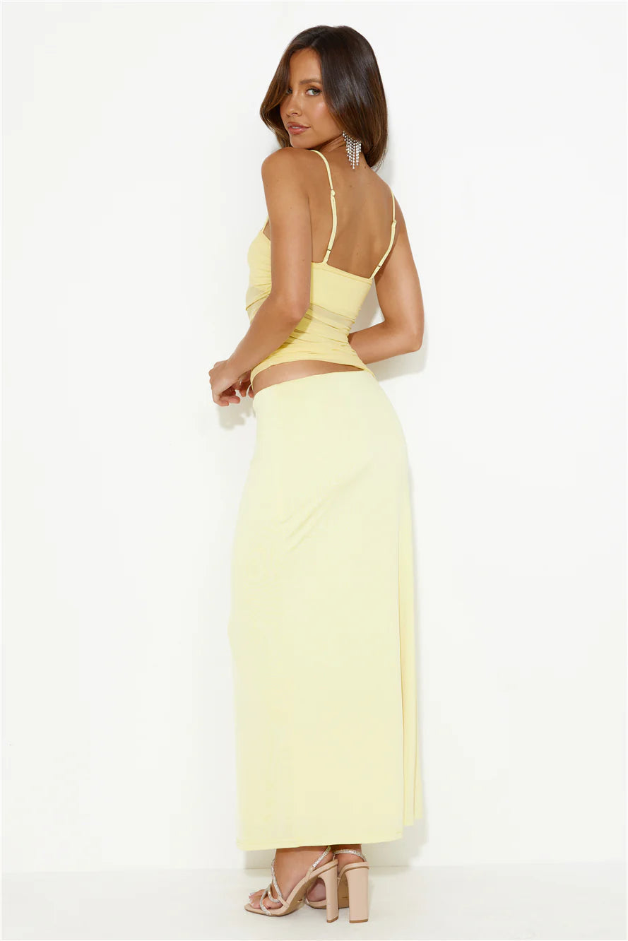 Don't Apologise Maxi Dress Yellow
