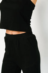 Kellen Tank + Jogger Set | Black