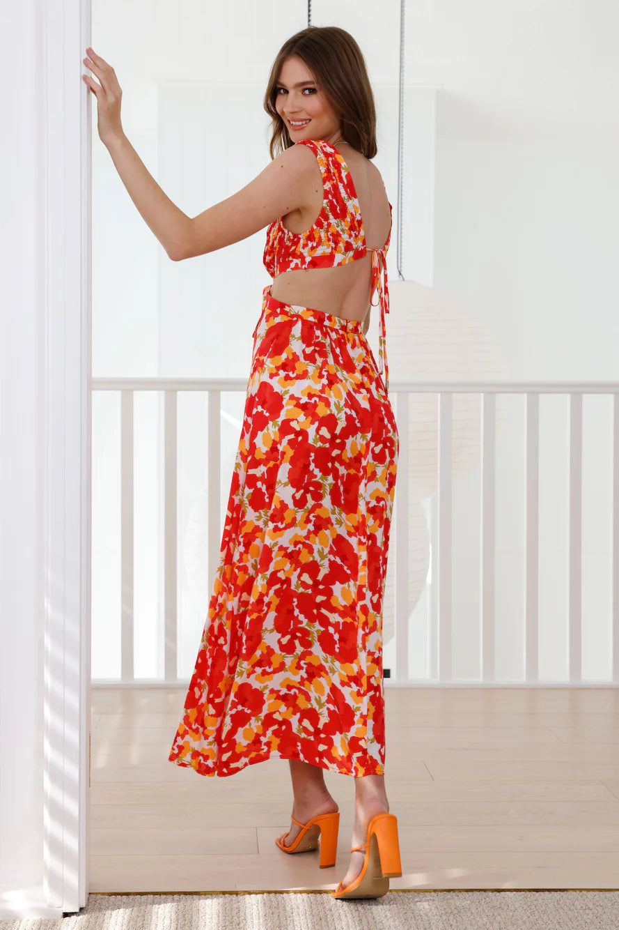 Free Love Maxi Dress Red