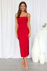 Deep In My Heart Maxi Dress Red