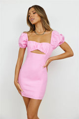 Candy High Mini Dress Pink