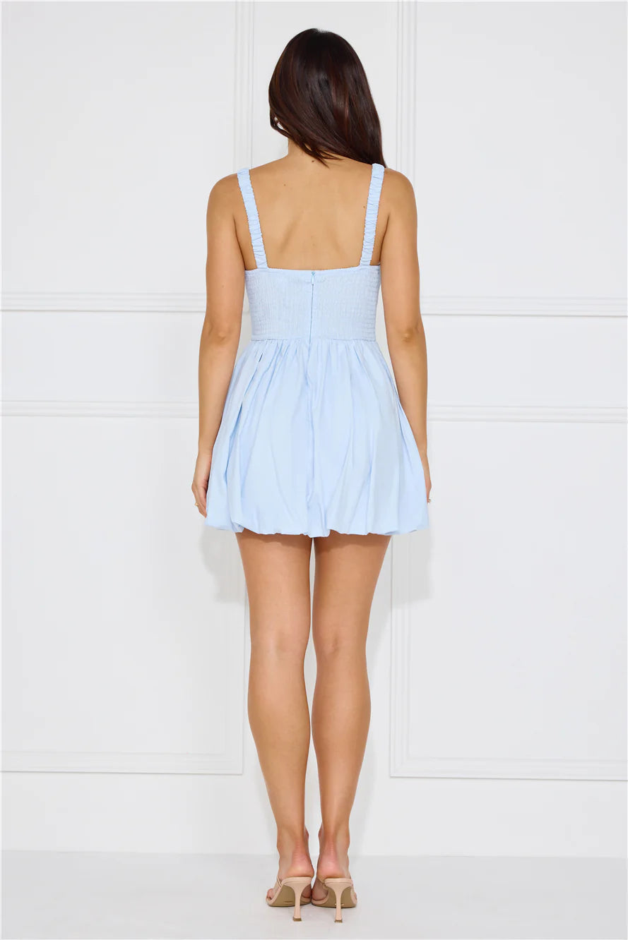 Beneath the Blue Mini Dress Blue