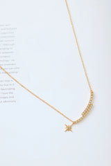 18k Gold Plated Star Landing Necklace Gold