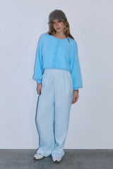 Cloud Nine Fluffy Cardigan Blue