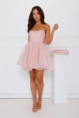 Gorgeous Gatherings Mini Dress Pink