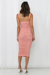 Box Office Hit Midi Dress Pink