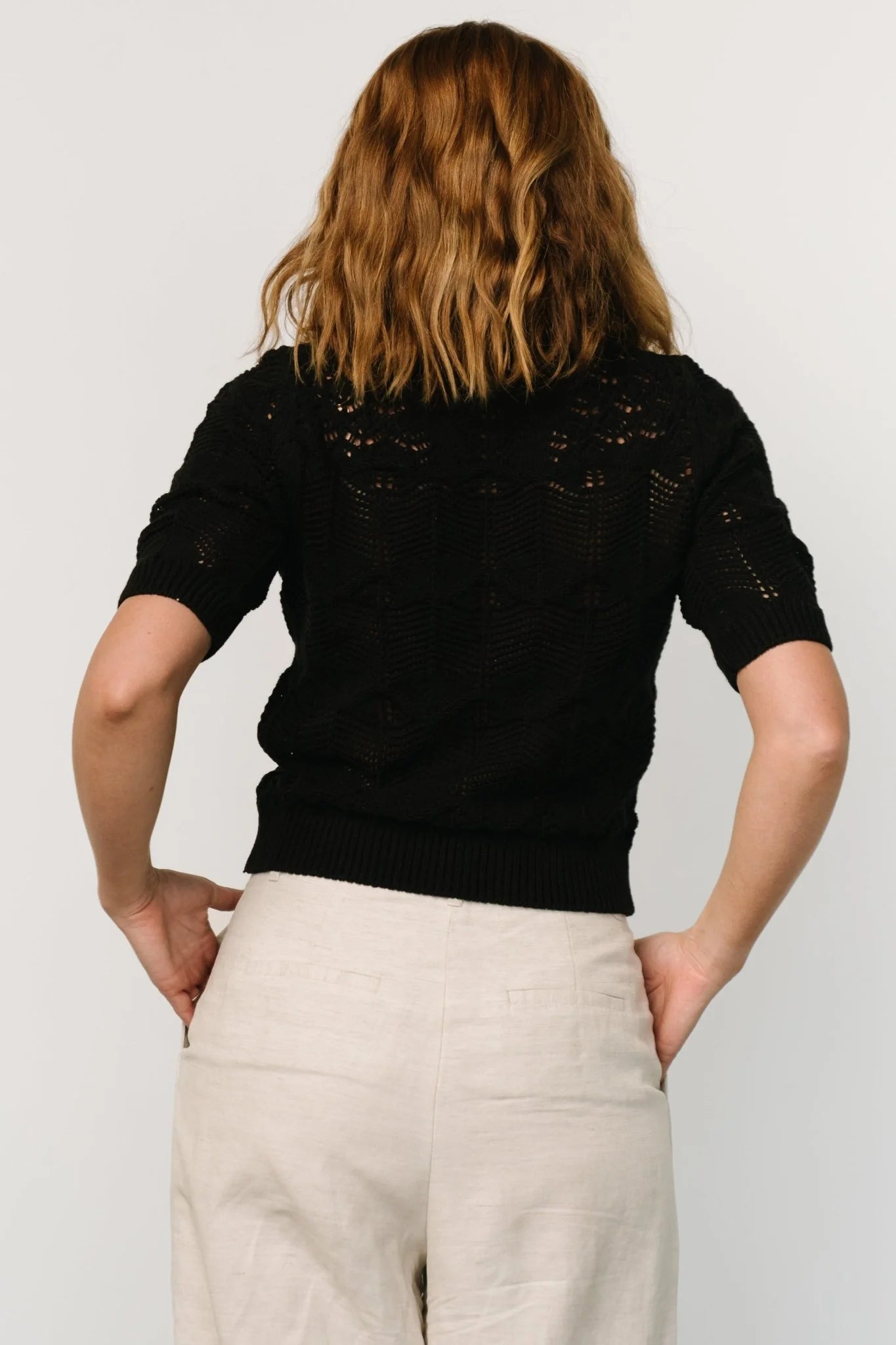 Josella Knit Top | Black