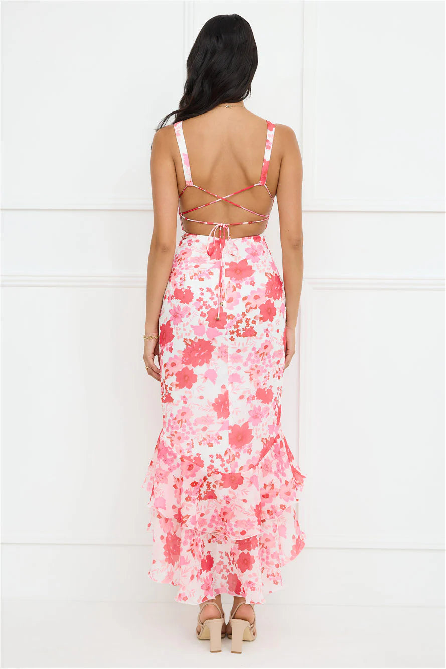 Wild In Wonder Maxi Dress Pink