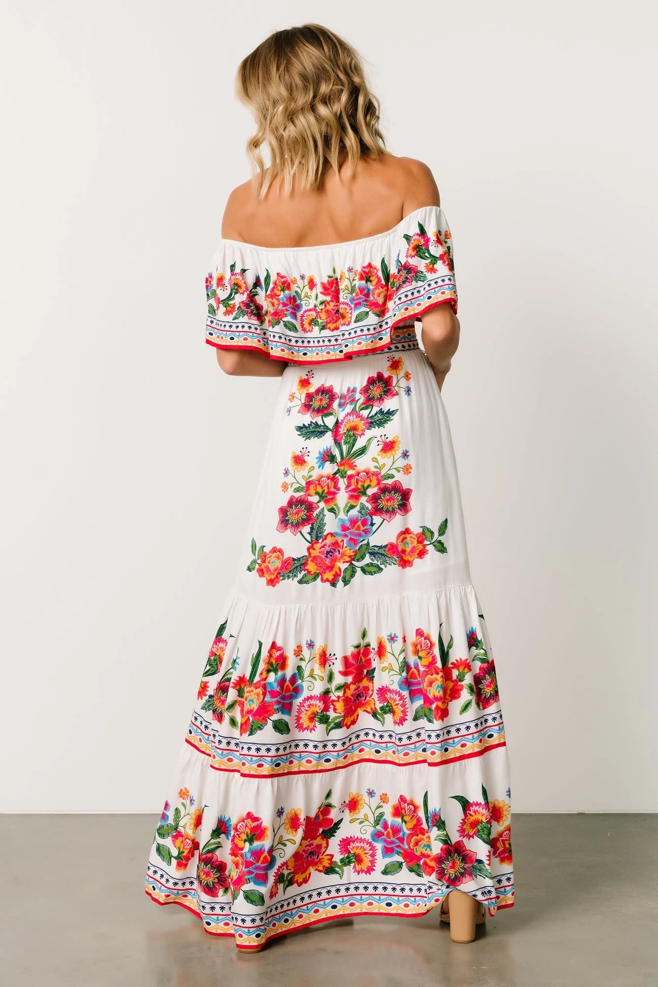 Alejandra Maxi Dress | Ivory Multi Floral
