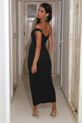 Classic Fit Maxi Dress Black