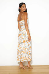 Blossom Love Maxi Dress Orange