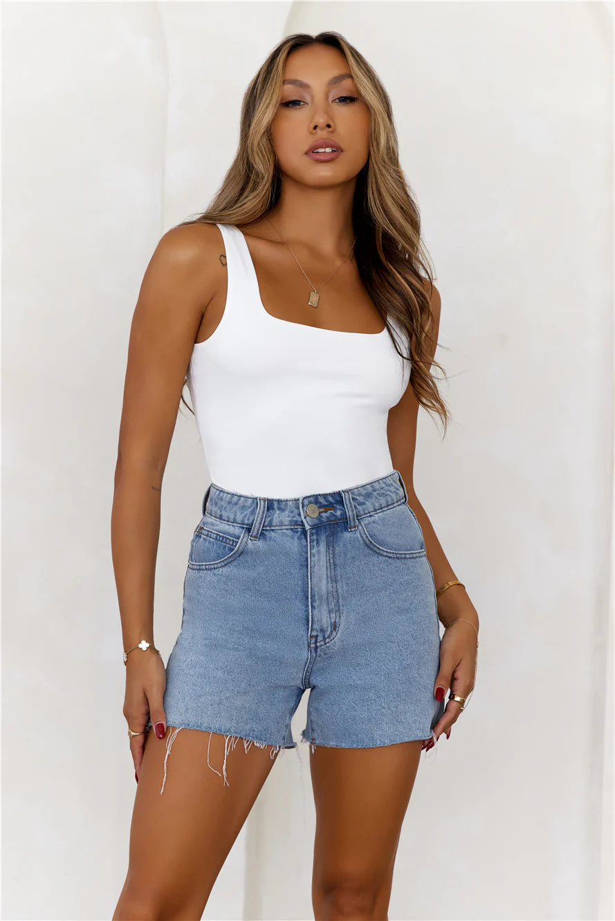 BASE  Superior Snatch Bodysuit White