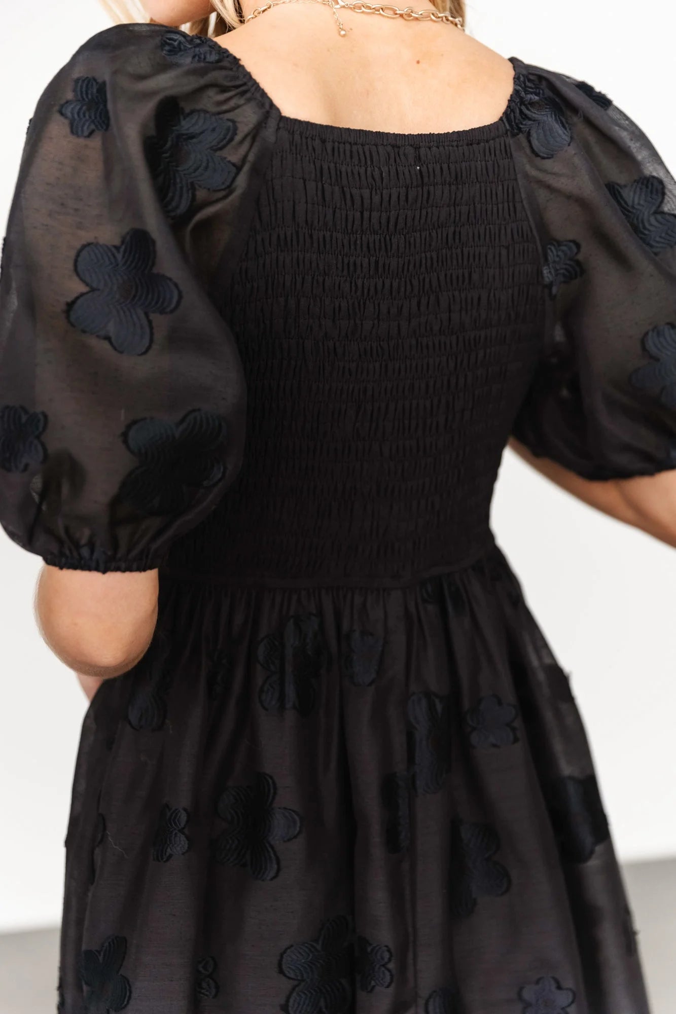 Daisy Short Dress | Black
