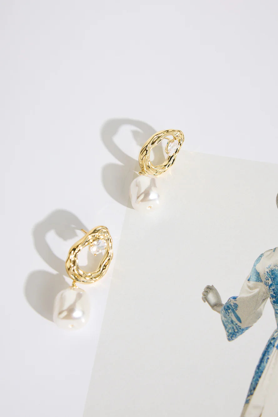 18k Gold Plated Felicity Earrings Gold
