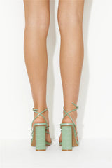 BILLINI Paulina Heels Black Mint Croc