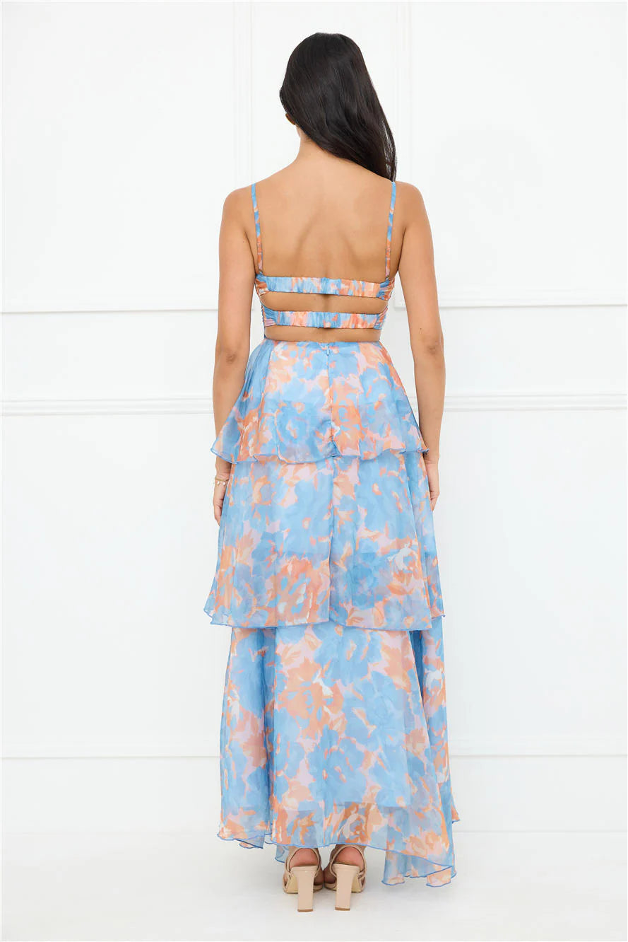 Be Myself Maxi Dress Blue