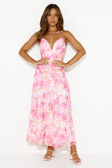 Travel To Me Maxi Dress Pink