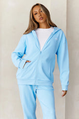 BASE Zip Up Sydney Hoodie Blue