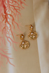 18k Gold Plated Kindness Earrings Gold