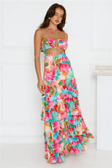 Fiesta In Paradise Maxi Dress Floral