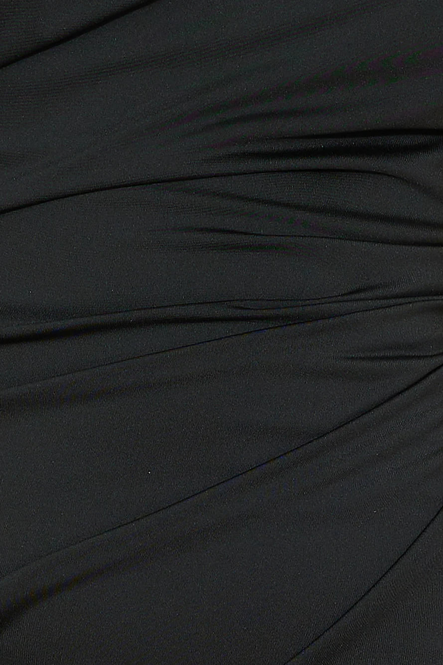 Feel The Heat Mini Dress Black