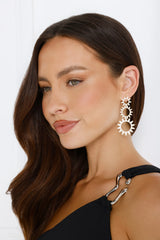 18k Gold Plated Day Break Sun Earrings Gold