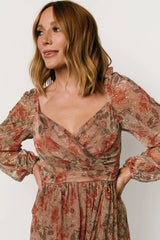 Kirsi Maxi Dress | Rose Floral