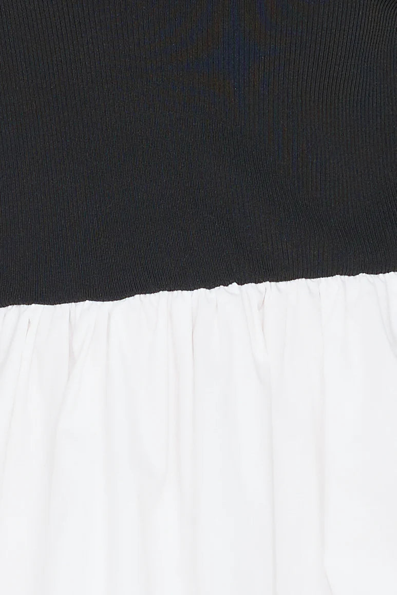 Cotton Clouds One Shoulder Mini Dress White