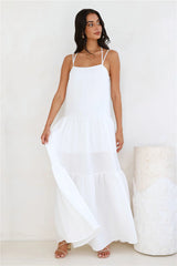 Diamond Affair Maxi Dress White