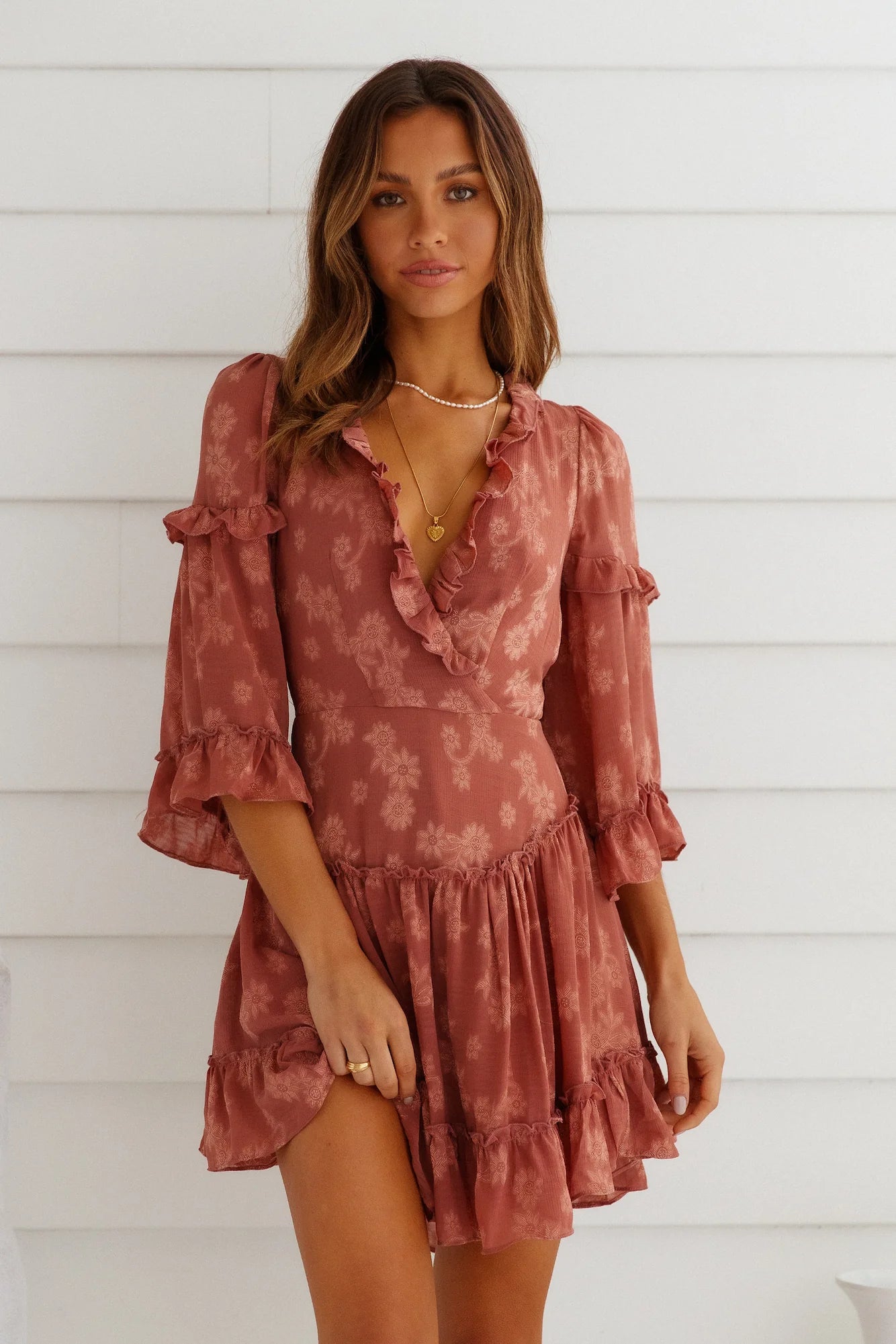 Gorgeous Girl Dress Rose