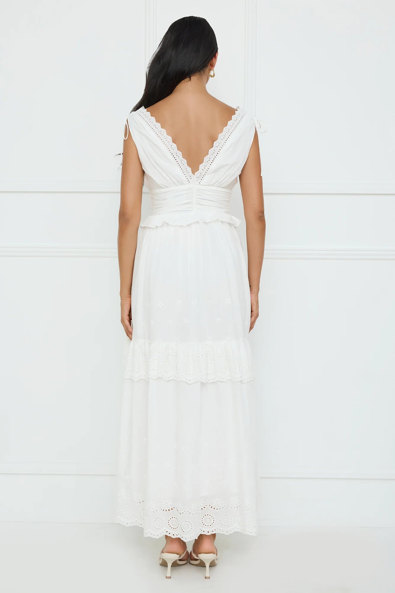 Desert Oasis Maxi Dress White