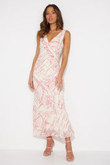 Dancing Pictures Maxi Dress White