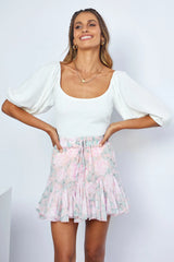Favorite Track Skirt Pink