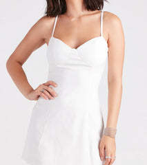 Sealed With Charm Short A-Line Dress