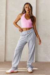 BASE Straight Leg Sweatpants Grey Marle