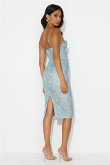 Evening Class Midi Dress Blue