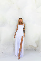 Carly Maxi Dress White