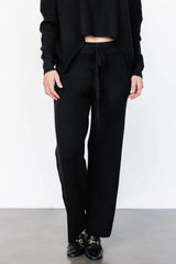 Owen Waffle Pants | Black