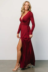 Arianna Maxi Dress | Wine