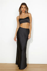 Your Dream Girl Maxi Skirt Black