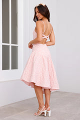 Delicacies Midi Dress Pink