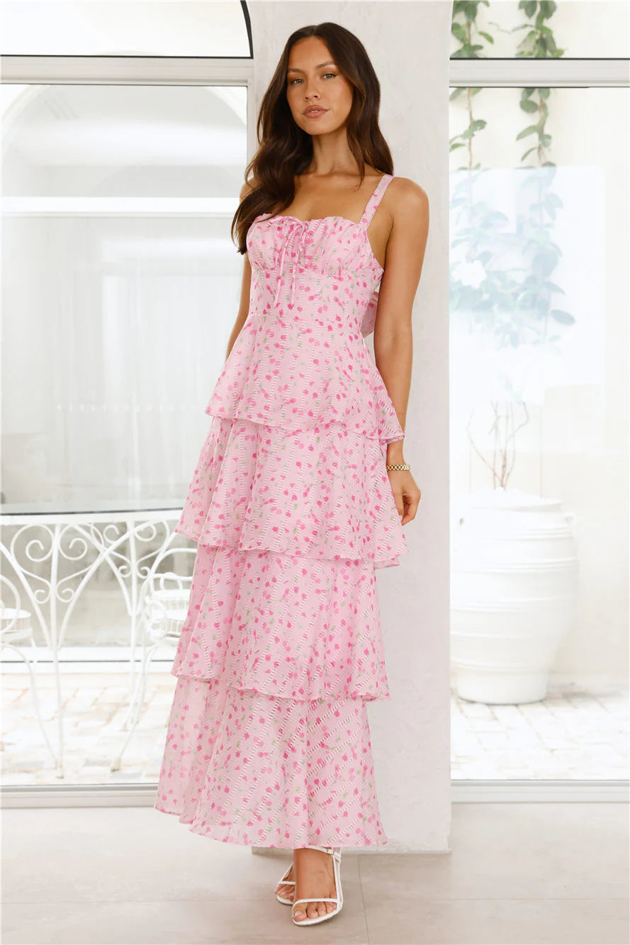 Cosmo Crush Maxi Dress Pink