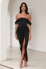 DEAR EMILIA Be Seen Midi Dress Black