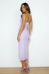 Dancing Out Midi Dress Lilac