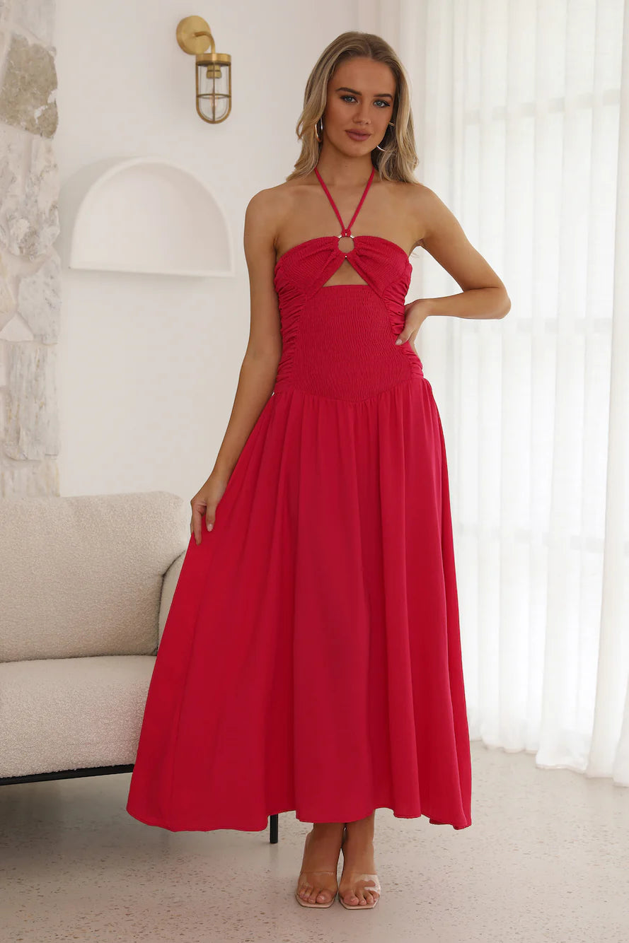 Go Back In Time Midi Dress