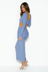 Blessing of Change Maxi Dress Blue