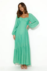Good To Feel Maxi Dress Green