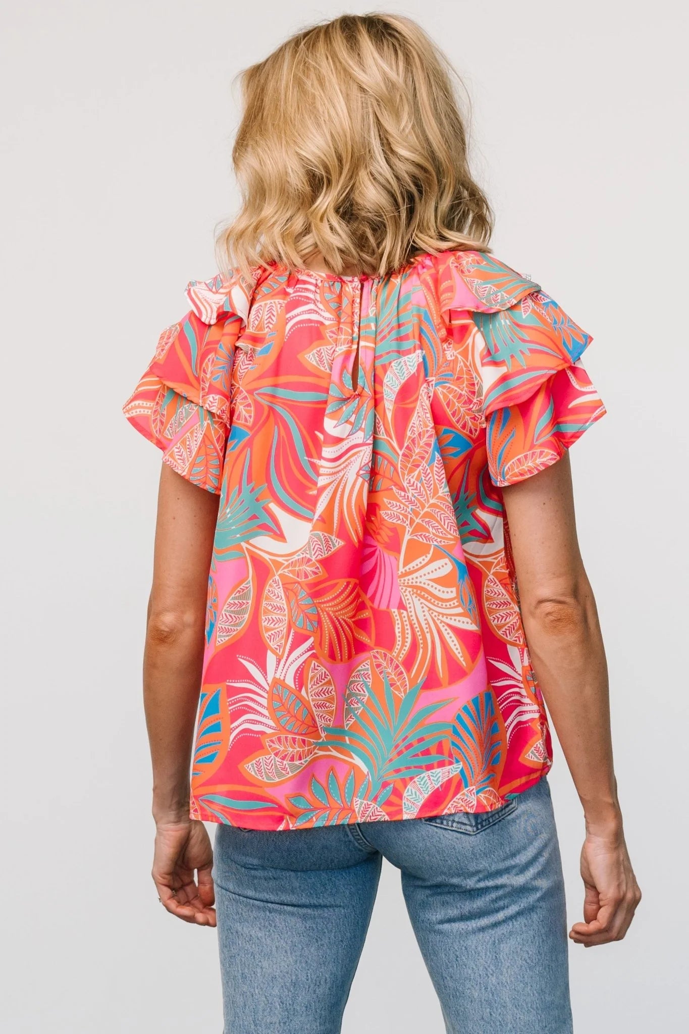 Cancun Top | Red Multi