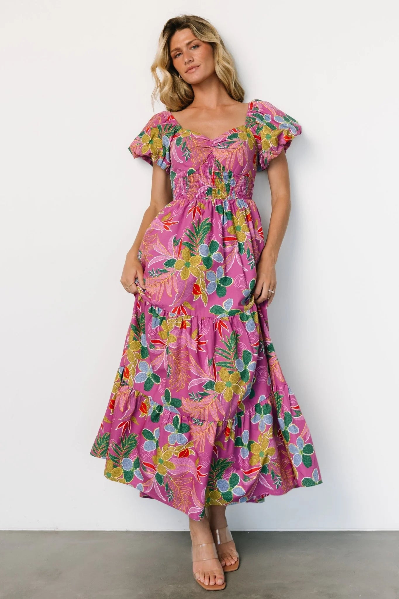 Melanie Maxi Dress | Orchid Multi